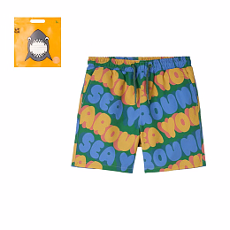 Шорты с надписями от бренда Stella McCartney kids