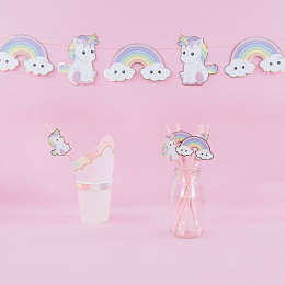 Трубочки Единорог 10 шт от бренда Tim & Puce Factory