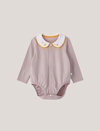 Набор боди с воротником контрастного цвета от бренда Anna Leon