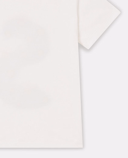 Футболка Floral S Graphic от бренда Stella McCartney kids Молочный