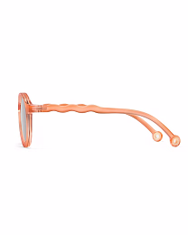 Очки KIDS Oval Sunglasses-Breakfast Art-Fig Pink от бренда Olivio and Co