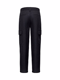 Брюки меланж с накладными карманами от бренда Trussardi