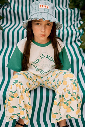 Брюки Blooming lemon от бренда Tinycottons