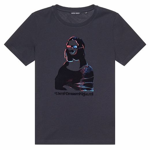 Футболка BLU INTENSO с принтом от бренда Antony Morato Темно-синий