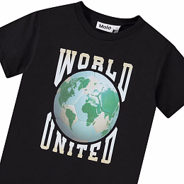 Футболка Riley United World от бренда MOLO Черный