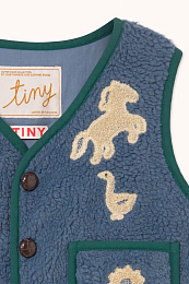 Жилет Embroidery от бренда Tinycottons