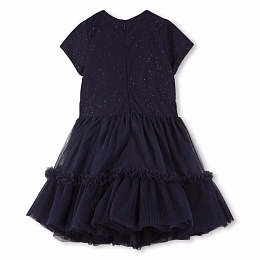 Платье Navy с деталью в пайетках от бренда Billieblush