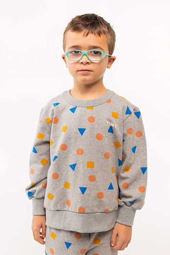 Джоггеры Grey Geometric от бренда Tinycottons