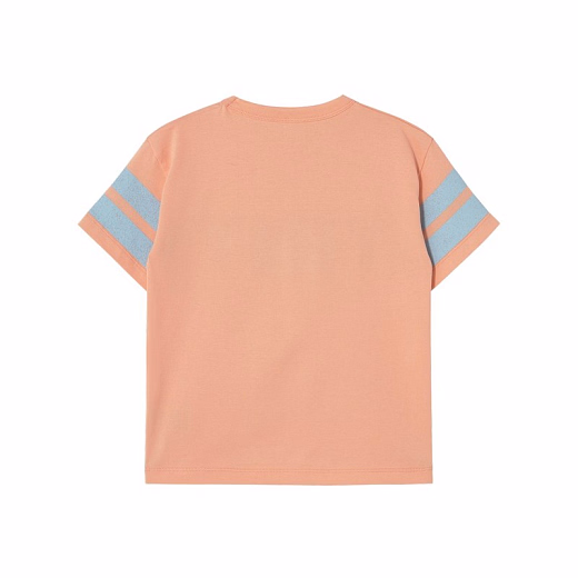 Футболка Orange-Blue от бренда Tinycottons Оранжевый