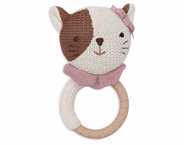 Прорезыватель силиконовый Кошечка Жили от бренда Jollein