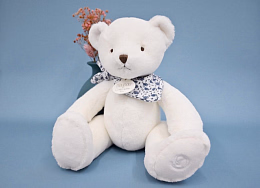 Мишка белого цвета, 25 см от бренда Doudou et Compagnie