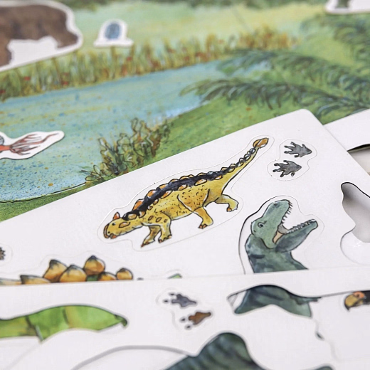 Магнитная игра "Динозавры" от бренда Egmont Toys