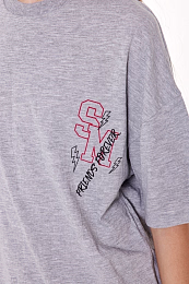 Футболка Grey SM от бренда Stormies Серый