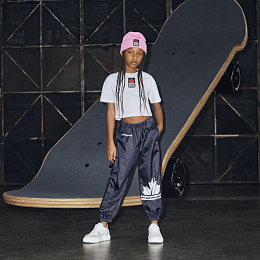 Джоггеры Nero с принтом листа от бренда Dsquared2