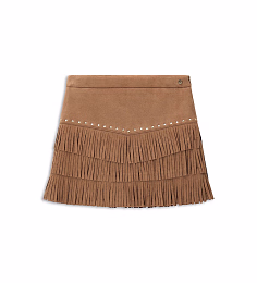 Юбка с кнопками и бахрамой от бренда Original Marines