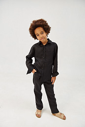 Штаны LINEN Black от бренда Liqlo