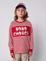 Лонгслив Red stripes от бренда Bobo Choses