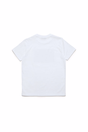 Футболка Bianco с принтом машины от бренда N°21 Белый