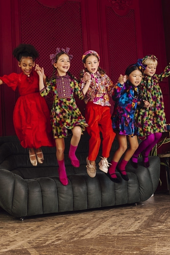 Ободок с разноцветным принтом от бренда Eirene