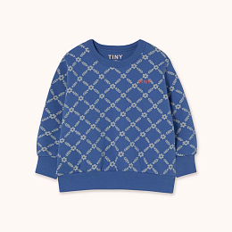 Свитшот FLOWER GRID от бренда Tinycottons