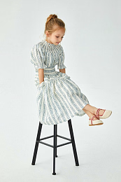 Платье Evelina Blue Stripes от бренда C'ERA UNA VOLTA