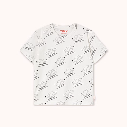 Футболка TINY-DOG от бренда Tinycottons Белый