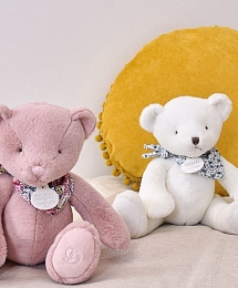 Мишка белого цвета, 25 см от бренда Doudou et Compagnie
