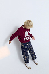 Свитшот TNS Logo Plum Fantasy от бренда The New Society