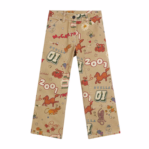 Джинсы Canvas от бренда Stella McCartney kids