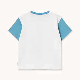 Футболка Swan with a bow от бренда Tinycottons Белый