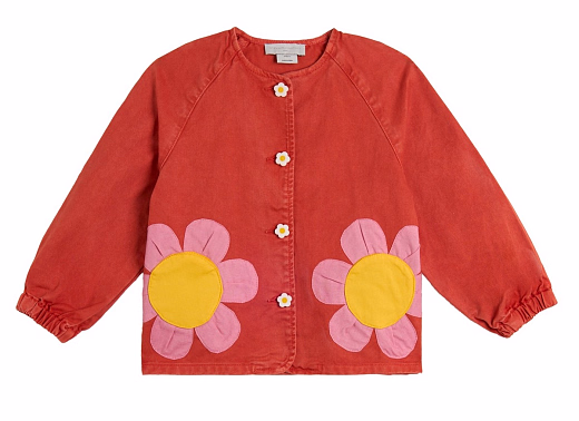 Куртка Floral Applique от бренда Stella McCartney kids