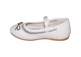 Балетки с золотистыми бантиками от бренда Mayoral