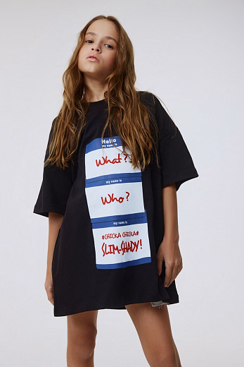 Футболка Black My Name Is от бренда Stormies Черный