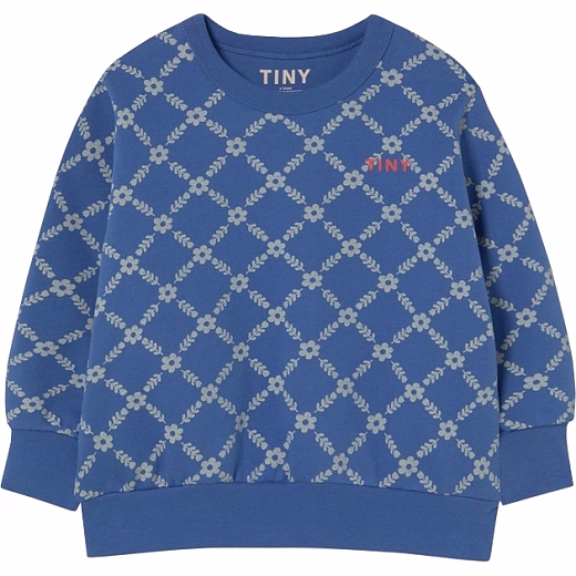 Свитшот FLOWER GRID от бренда Tinycottons