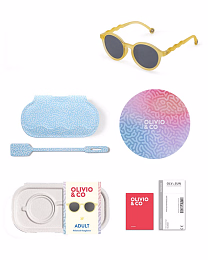 Очки TEEN & ADULT  Oval Sunglasses-Coral Reef-Sun coral от бренда Olivio and Co
