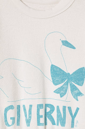 Свитшот Swan with a bow от бренда Tinycottons
