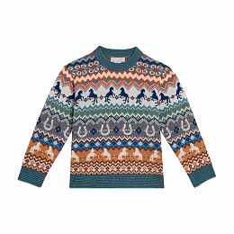 Джемпер Festive Multicolor Wool от бренда Stella McCartney kids