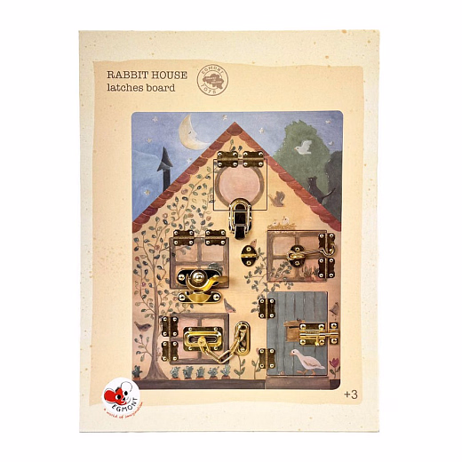 Бизиборд Rabbit house от бренда Egmont Toys