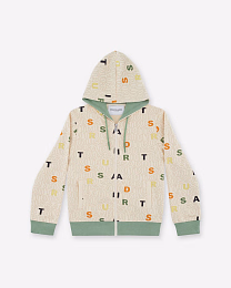 Толстовка Logo Print молочного цвета от бренда Trussardi
