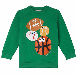 Свитшот Sports balls от бренда Stella McCartney kids