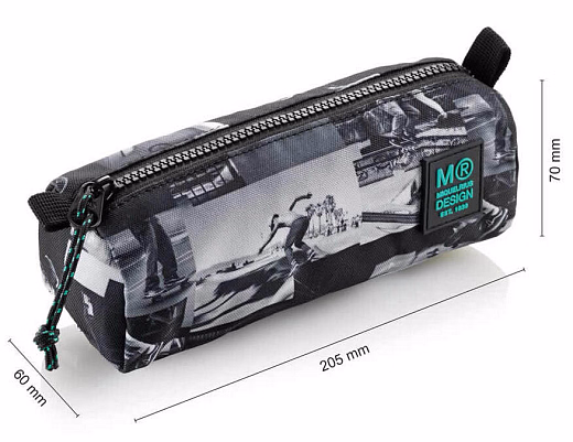 Пенал с одним отделением Скейт парк от бренда MiquelRius