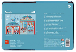 Пазлы «Пожарная станция» от бренда Apli Kids