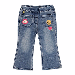 Джинсы Floral patches от бренда Boboli