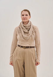 Косынка Koolig cashmere beige от бренда Peppihat