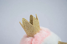 Мягкая игрушка Розовый пингвин с блестками от бренда Histoire d'Ours