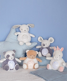 Ночник-проектор музыкальный Мишка 20 см от бренда Doudou et Compagnie