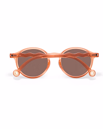 Очки KIDS Oval Sunglasses-Breakfast Art-Fig Pink от бренда Olivio and Co