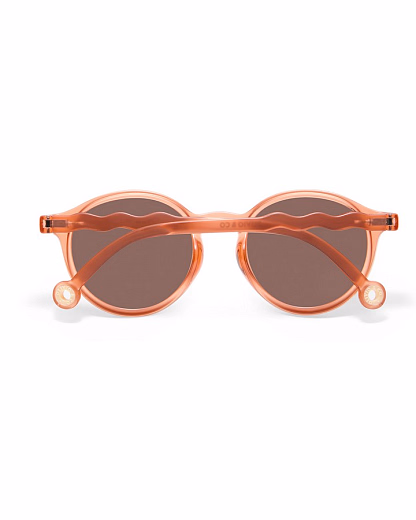 Очки KIDS Oval Sunglasses-Breakfast Art-Fig Pink от бренда Olivio and Co