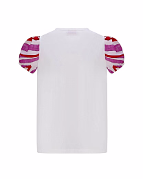 Футболка Multicolored Waves от бренда Emilio Pucci Молочный