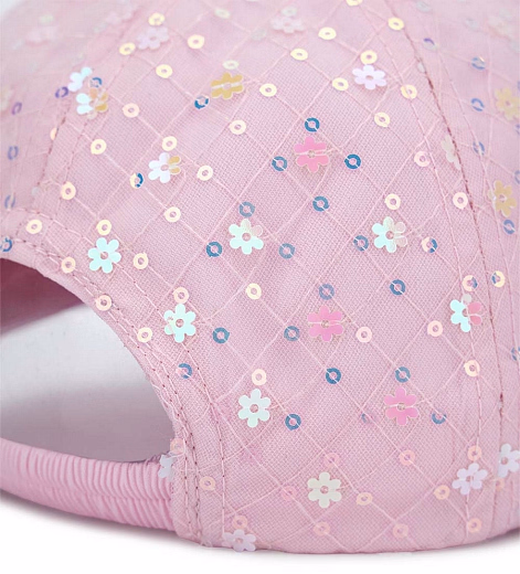 Бейсболка с пайетками pink от бренда Original Marines